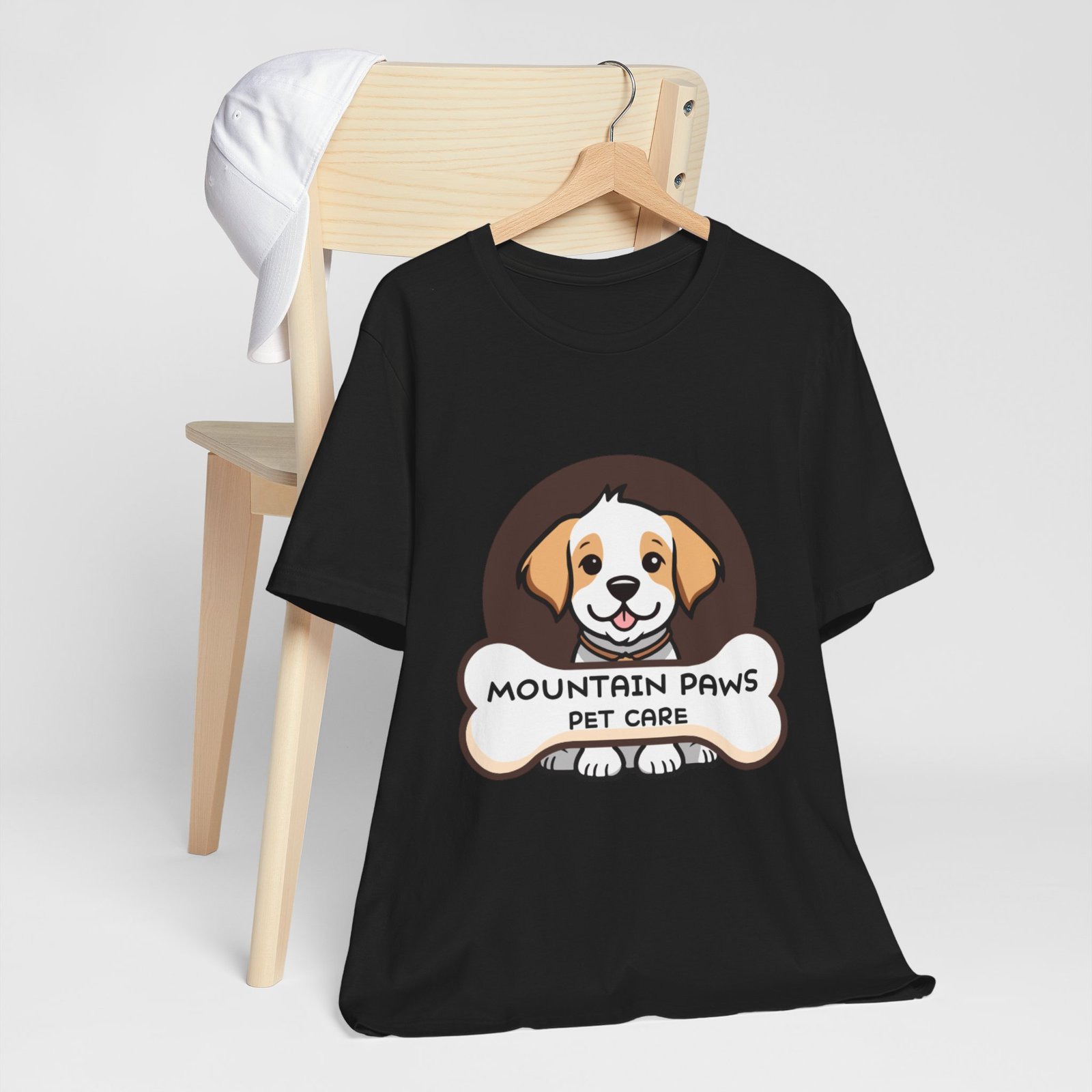 Mountain Paws Pet Care T-Shirt — Cute Puppy Logo Tee 5 Mountain Paws Pet Care T-Shirt — Cute Puppy Logo Tee - Image 5