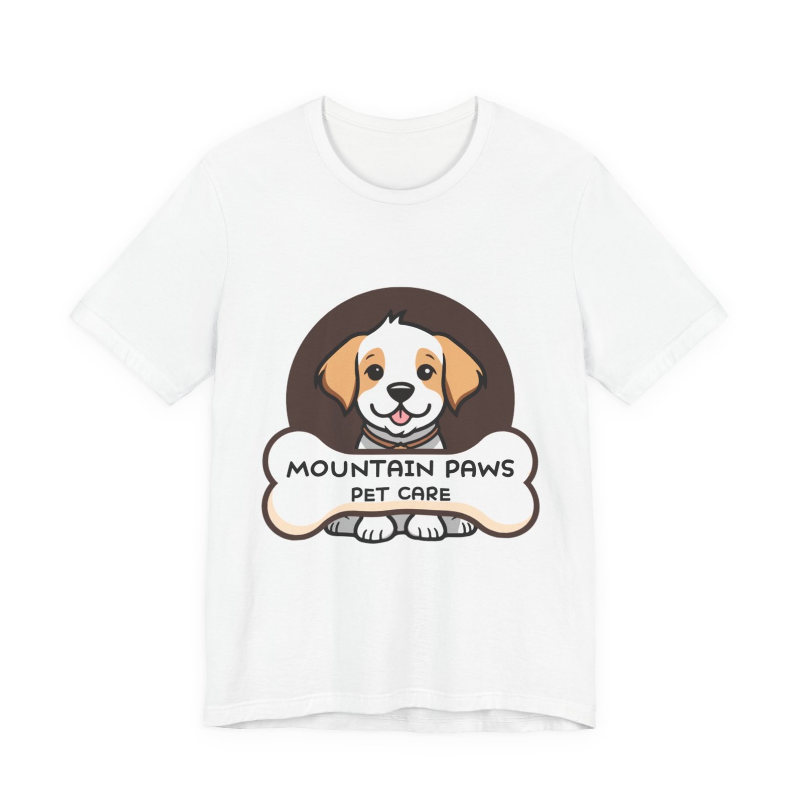 Mountain Paws Pet Care T-Shirt — Cute Puppy Logo Tee 6 Mountain Paws Pet Care T-Shirt — Cute Puppy Logo Tee - Image 6