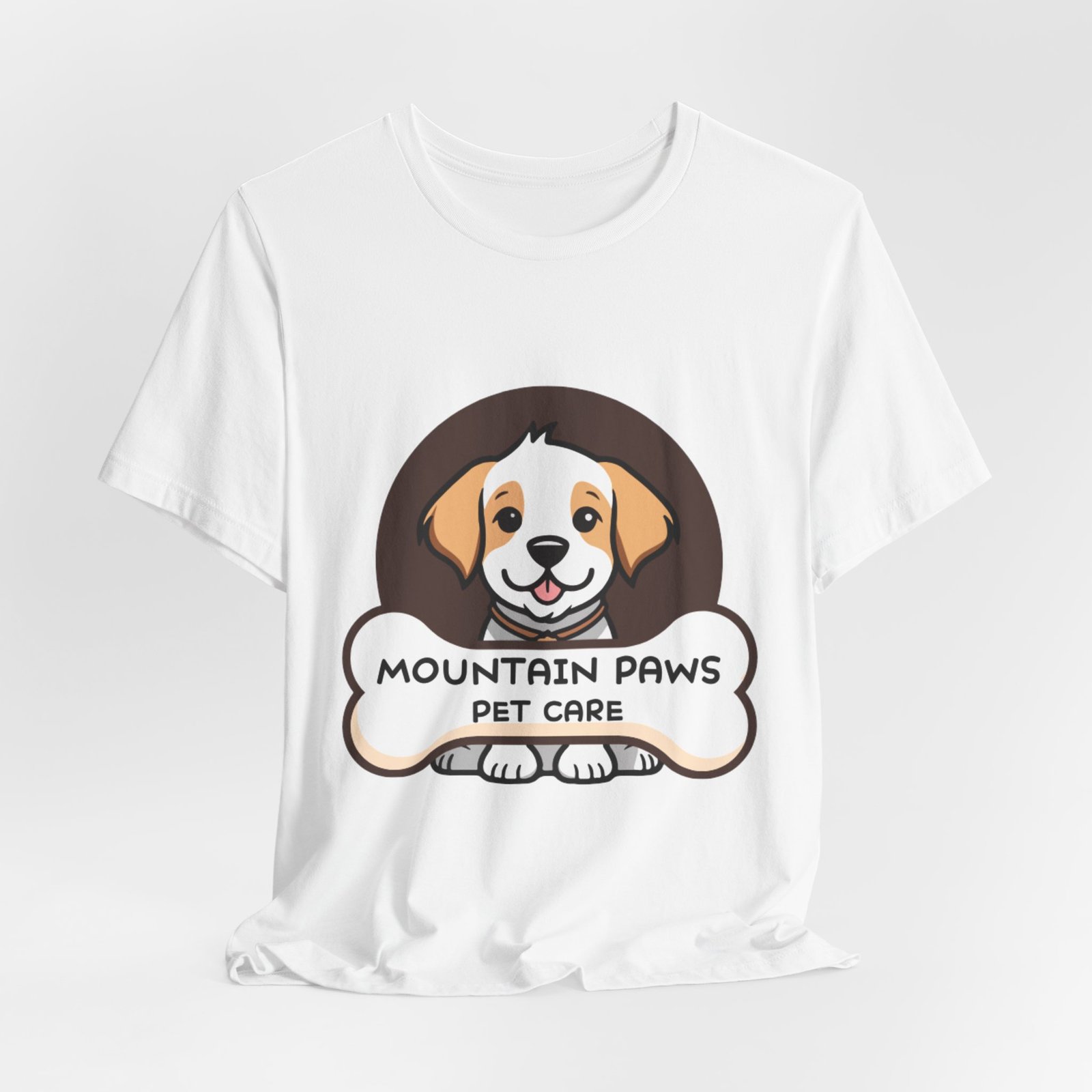 Mountain Paws Pet Care T-Shirt — Cute Puppy Logo Tee 9 Mountain Paws Pet Care T-Shirt — Cute Puppy Logo Tee - Image 9